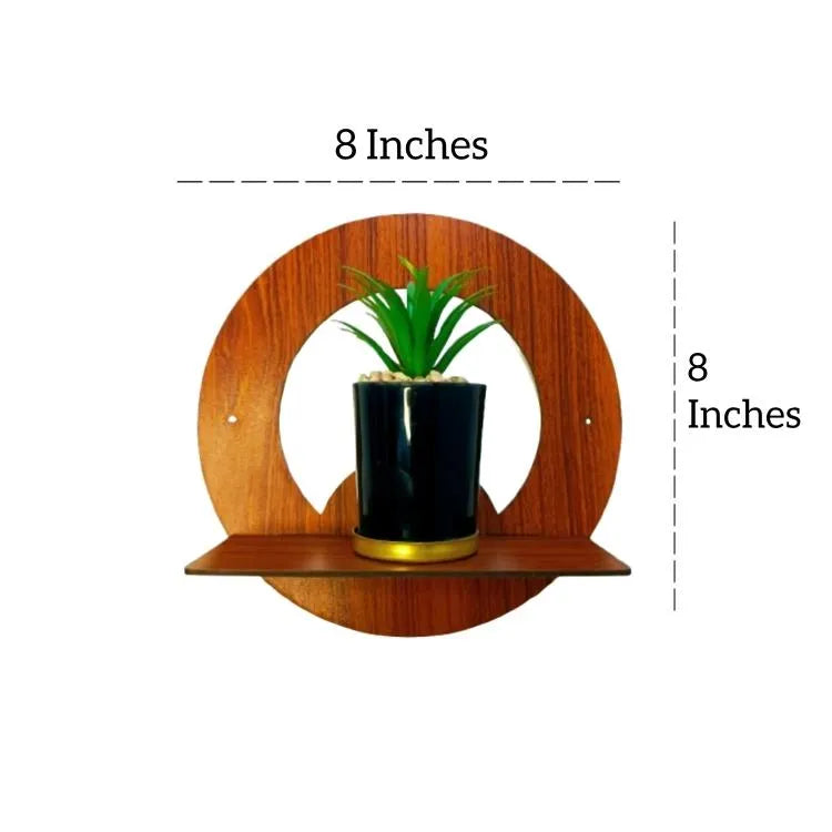 Modern Wooden Wall Shelves Set of 4 – Decorative MDF Floating Shelves