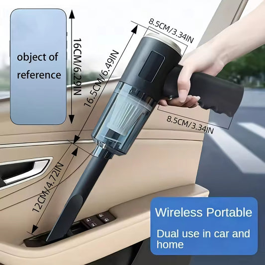 3-in-1 Portable Car Vacuum Cleaner – Cordless Handheld Cleaning Tool