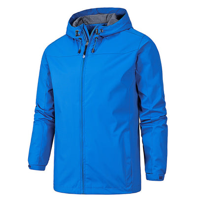 Men's Hooded Autumn Outdoor Jacket – Lightweight Casual Windbreaker