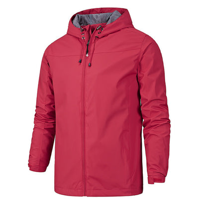 Men's Hooded Autumn Outdoor Jacket – Lightweight Casual Windbreaker