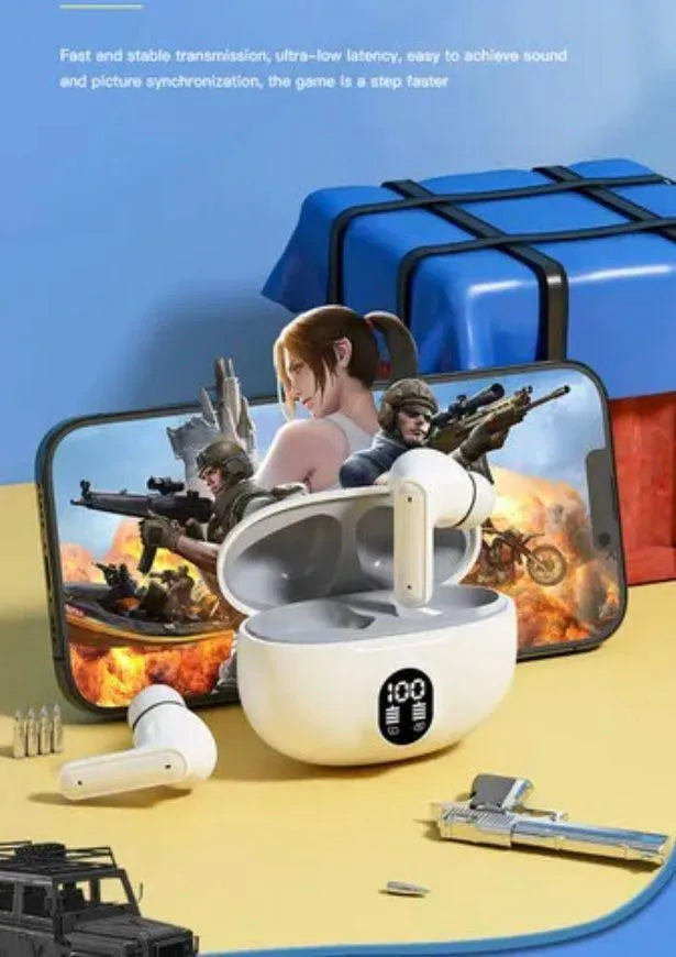 Premium Wireless Earbuds Bluetooth 5.3 – Smart Touch & Clear Sound