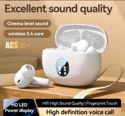 Premium Wireless Earbuds Bluetooth 5.3 – Smart Touch & Clear Sound