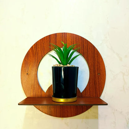 Modern Wooden Wall Shelves Set of 4 – Decorative MDF Floating Shelves