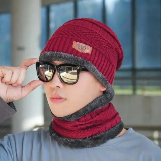 Premium Winter Beanie & Neck Warmer Set – Unisex