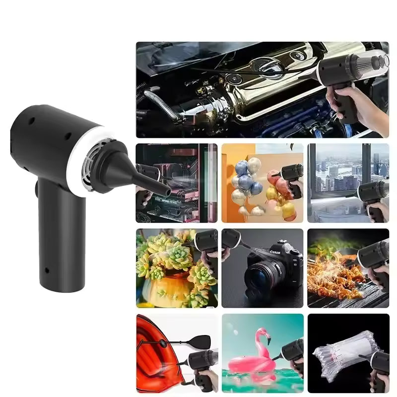 3-in-1 Portable Car Vacuum Cleaner – Cordless Handheld Cleaning Tool