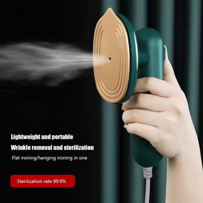 Portable Green Steam Iron – Fast & Convenient Garment Steamer