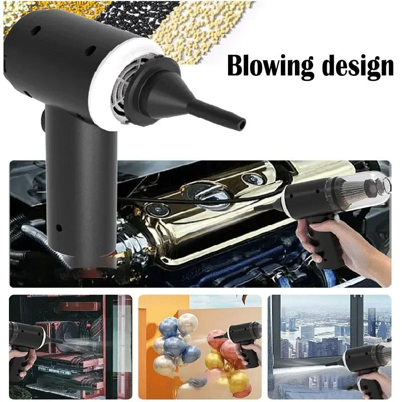3-in-1 Portable Car Vacuum Cleaner – Cordless Handheld Cleaning Tool