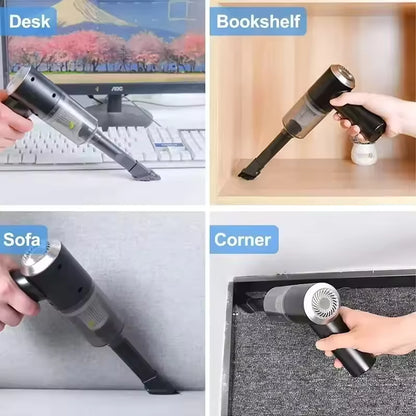 3-in-1 Portable Car Vacuum Cleaner – Cordless Handheld Cleaning Tool