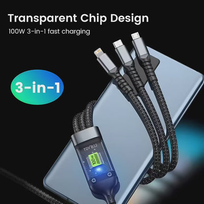 3-in-1 Fast Charging Cable – One Cable, Multiple Devices